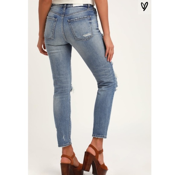 Lulu’s Pistola Nico High Rise Mom Jeans - Picture 3 of 7